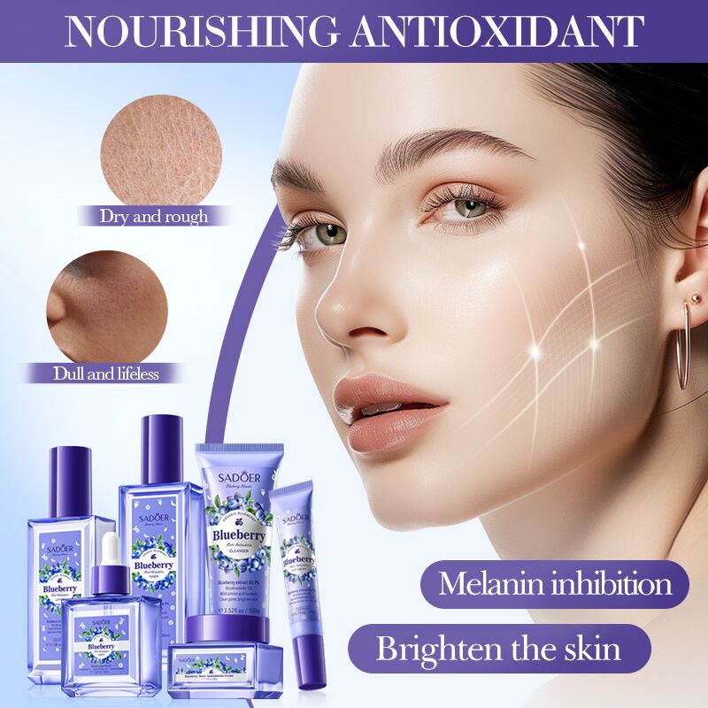 SADOER – Coffret visage Blueberry | Hydratation & éclat (Kit 6 pièces) – Image 3