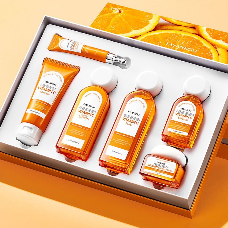 FAYANKÔU – Coffret visage Vitamine C | Éclat & hydratation (Kit 6 pièces)