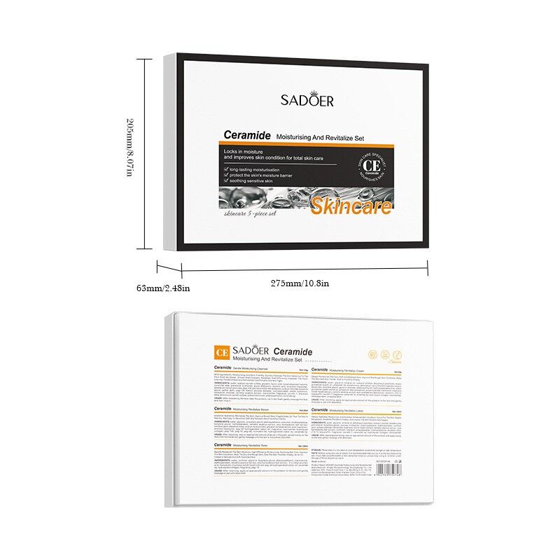 SADOER – Coffret visage Céramides | Hydratation & barrière cutanée (5 pièces) – Image 4